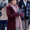 Shop Italia Ricci Love in Winterland Maroon Coat