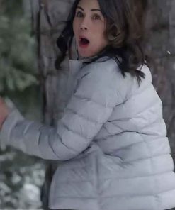 Shop Janel Parrish Christmas on Duty Puffer Jacket