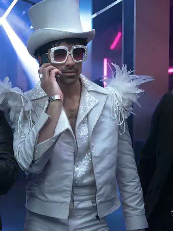 Shop Joe Jonas A Very Jonas Christmas Movie White Jacket