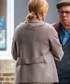 Shop Kate Winslet Goodbye June Wool Coat