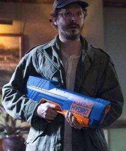 Shop Michael Cera The Running Man Green Jacket