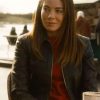 Shop Michelle Monaghan The Family Plan 2 Leather Jacket