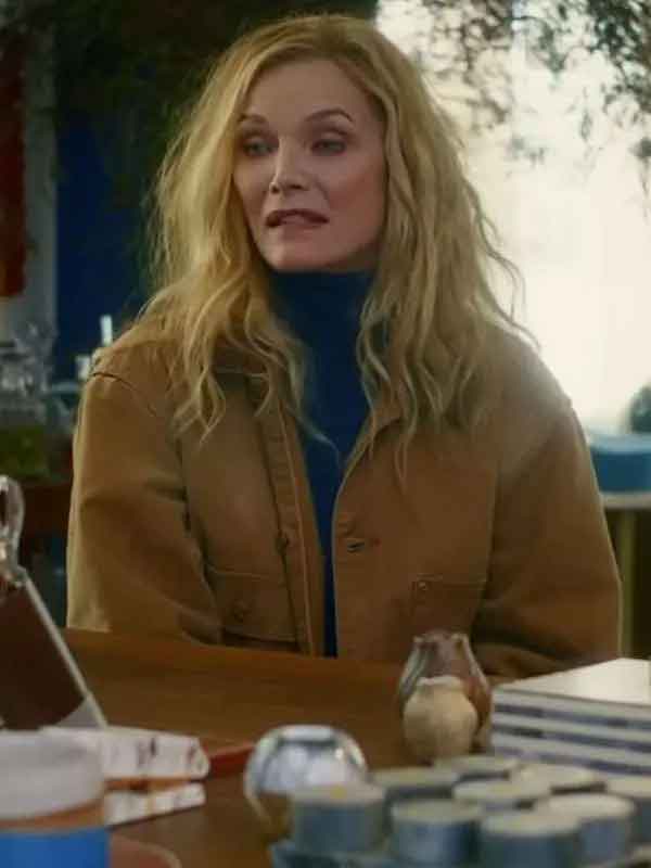 Shop Michelle Pfeiffer Oh What Fun Brown Jacket