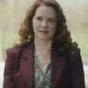 Buy Mistletoe Murders Sarah Drew Maroon Trench Coat