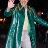 Buy NYC 2025 Jeff Goldblum Green Leather Coat
