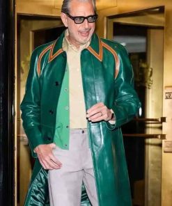 Shop NYC 2025 Jeff Goldblum Green Coat