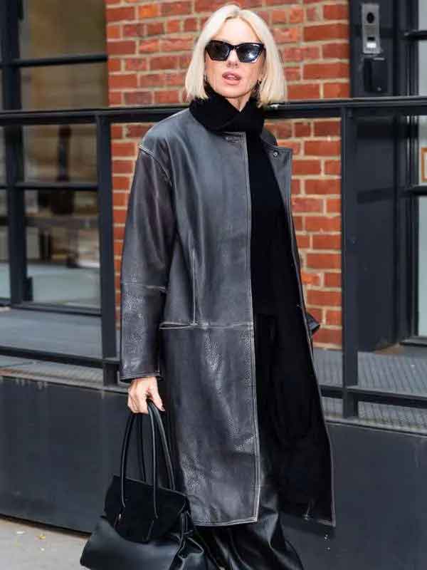 Buy Naomi Watts NYC 2025 Black Coat