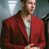 Buy Nick Jonas A Very Jonas Christmas Movie Red Blazer