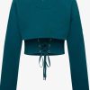 Shop Philadelphia Eagles Midnight Green Fleece Shrug Cami