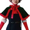 Buy Red Velvet Christmas Cape