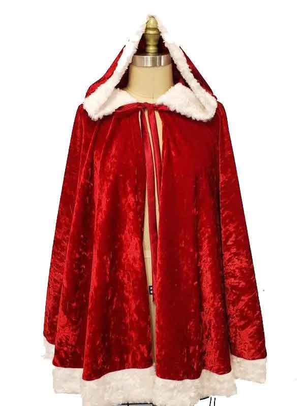 Shop Red Velvet Christmas Cloak