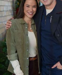 Shop Rhiannon Fish The Christmas Cup Green Jacket