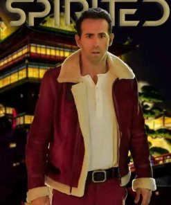 Shop Ryan Reynolds Spirited Shearling Jacket