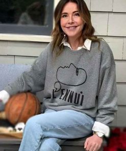 Shop Christa Miller Shrinking Season Oversized Sweatshirt