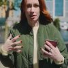 Shop Hannah Fry The Infinite Explorer with Hannah Fry Green Bomber Jacket