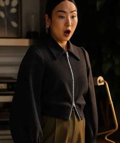 Buy The Morning Show S04 Stella Bak Black Jacket