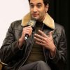 Shop Tom Bateman Hedda BAFTA Leather Jacket