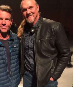 Shop Trace Adkins I Can Only Imagine 2 Black Leather Jacket