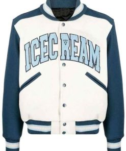 Shop Trendy Icecream Letterman Varsity Jacket