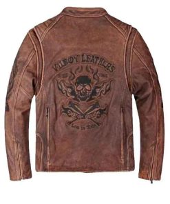 Shop Vintage Brown Motorcycle Leather Jacket