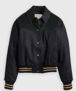 Shop Violet Mikami Chicago Fire S14 Black Bomber Jacket