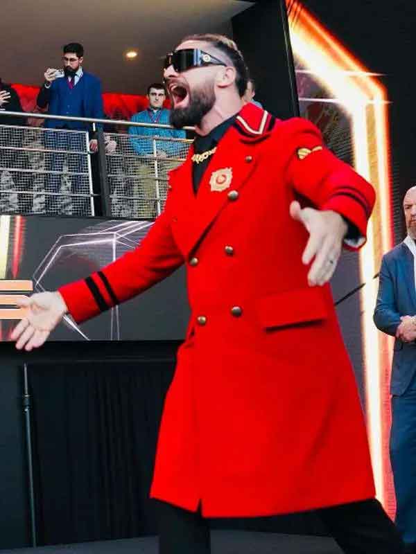 Shop WWE Raw Seth Rollins Wool Coat