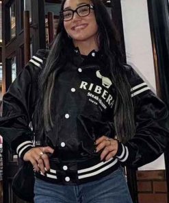 Buy WWE Roxanne Perez Black Varsity Jacket