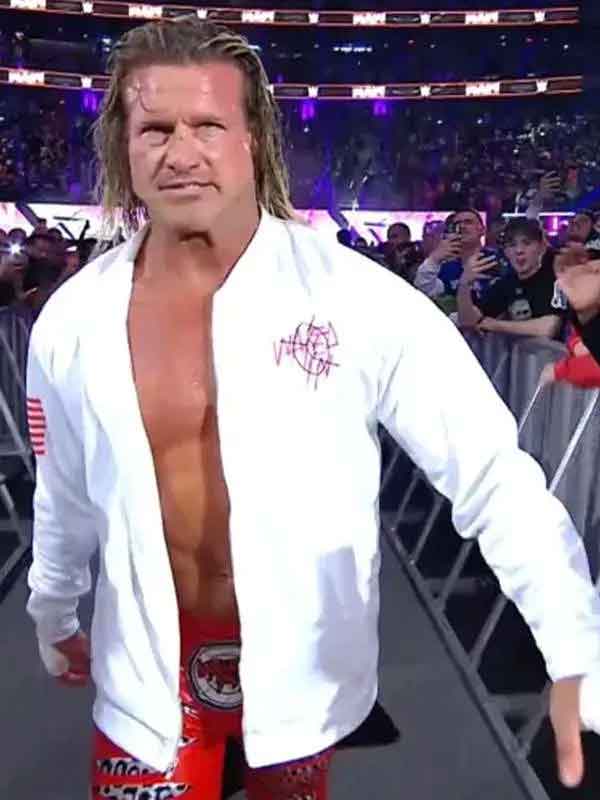 Shop American Wrestler Dolph Ziggler Wanted Man White Jacket