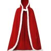 Buy Women Hooded Velvet Santa Claus Cloak