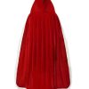 Shop Women Hooded Red Velvet Santa Claus Cloak