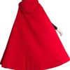 Shop Women’s Red Hooded Wool Cloak