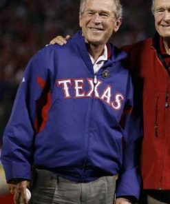 Buy World Series Texas Rangers George W Bush Jacket