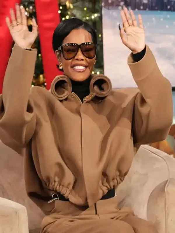 Buy American Singer Teyana Taylor The Jennifer Hudson Show Wool Jacket