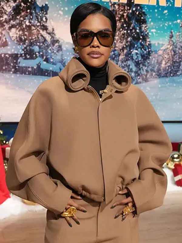 Shop American Singer Teyana Taylor The Jennifer Hudson Show Jacket