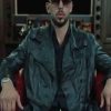 Shop Andrew Tate Escape The Matrix Black Leather Coat