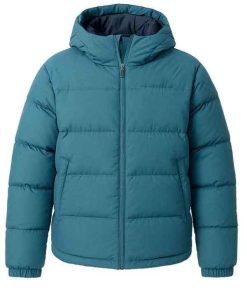 Shop Aubrey Kingsbury Blue Hooded Jacket