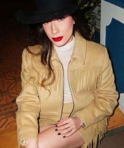 Shop Bárbara Fortunato Guedes Captiva Farm Olímpia Fringe Jacket