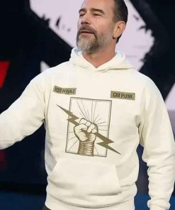 Shop CM Punk Monday Night RAW Beige Pullover Hoodie