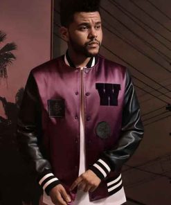 Buy Canadian Singer The Weeknd H&M Purple Jacket