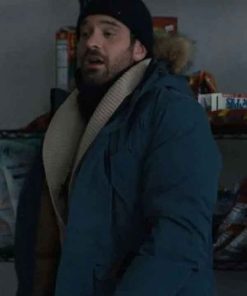 Buy Charlie Cox Merv 2025 Blue Hooded Jacket