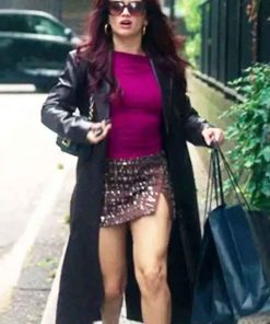 Buy Cherry Laine The Girlfriend Olivia Cooke Black Leather Coat