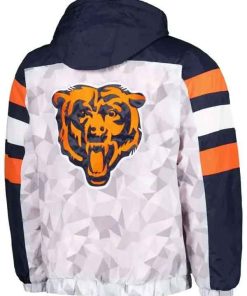 Shop Chicago Bears Gridiron Raglan Hooded Jacket