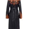 Shop Cognac Flame Style Tiffany Hsu Paris Fashion Week Trench Coat