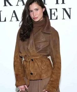 Shop Delaney Rowe Ralph Lauren 2025 Suede Leather Jacket