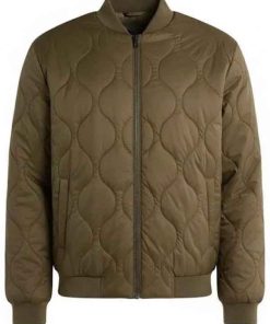 Buy Derek Rivera Mayor of Kingstown 2025 Cortez Brown Bomber Jacket
