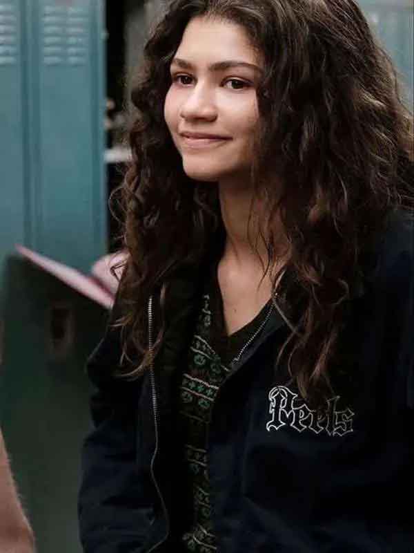 Shop Euphoria Zendaya Black Jacket