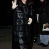 Buy Fran Drescher New York City 2025 Black Hooded Puffer Coat
