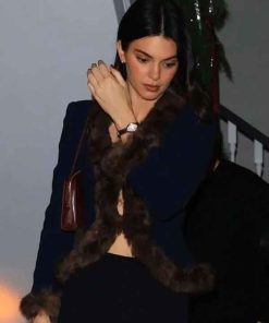 Shop Holiday Party 2025 Kendall Jenner Fur Blazer