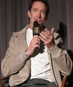 Buy Hugh Jackman BAFTA Screening Beige Jacket
