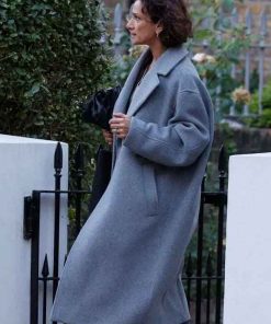 Buy Indira Varma The Night Manager Grey Trench Coat